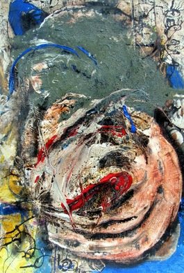 Jorge Arcos; Art Of Allowing, 2007, Original Mixed Media, 32 x 48 inches. Artwork description: 241   An abstract expressionist mixed media painting on wood. ...