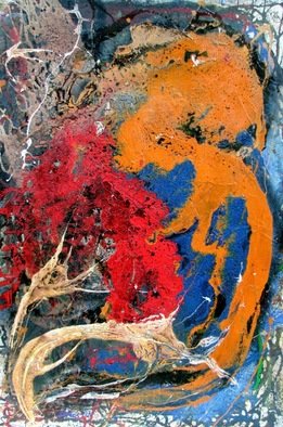 Jorge Arcos; Creating Own Reality, 2007, Original Mixed Media, 32 x 48 inches. Artwork description: 241   An abstract expressionist mixed media painting on wood. ...