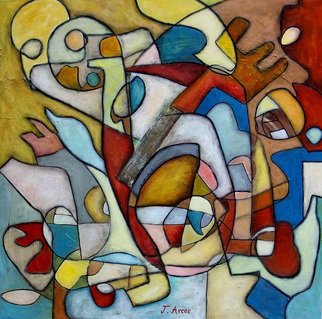 Jorge Arcos; Searching The New Paradigm, 2014, Original Painting Acrylic, 30 x 30 inches. Artwork description: 241      Abstract expressionist    An abstract expressionist acrylic painting on canvas.  ...