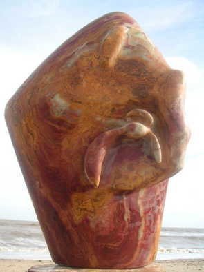 Julia Cake, 'The Gardien ', 2007, original Sculpture Stone, 40 x 53  x 13 cm. 