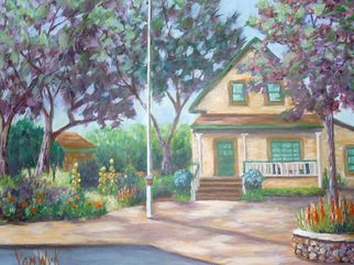 Julie Van Wyk; Clayton Museum, 2011, Original Painting Acrylic, 18 x 24 inches. Artwork description: 241        this painting was featured on the 2011 poster for the annual clayton garden tour in clayton california        ...