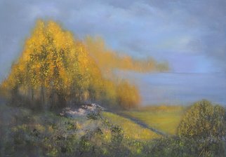 Julia Abrosimova; Autumn Walks, 2016, Original Painting Oil, 50 x 70 cm. 