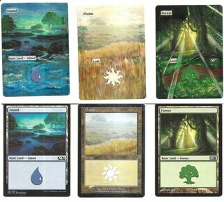 James Asher; Mtg To The Edge Art 5, 2021, Original Painting Acrylic, 2.5 x 3.5 inches. Artwork description: 241 Prices are per piece, multiple pieces are in the pictureOriginal art is at the bottom, my modification is shown on top...