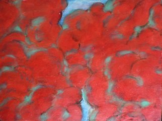 Tom Irizarry Studio; Cardinal Host, 2006, Original Painting Oil, 12 x 9 inches. Artwork description: 241  oil on panel, cinnabar, malachite, azurite ...