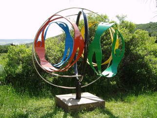 Ivan Kosta, 'Wellness Globe', 2008, original Sculpture Steel, 6 x 6  x 6 feet. 
