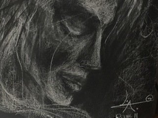 Luise Andersen, 'Page 11 In Sketchbook', 2019, original Drawing Charcoal, 11 x 14  inches. Artwork description: 3099 June 15,2019- detail of  todays work. . continue tomorrow. . ...