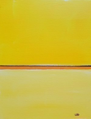 Leo Evans, 'Shades Of Yellow', 2021, original Painting Acrylic, 9 x 14  inches. Artwork description: 2703 New Abstract  Art by Leo Evans   9x14   Acrylic on Canvas   Shades of Yellow...