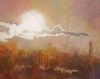 Lea Liblik; Out Of The Shadow, 2007, Original Painting Oil, 112 x 90 cm. Artwork description: 241 sun, light, trees, sky, oil, canvas, beauty, cityscape, nature, inspirational      ...