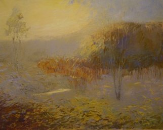 Lea Liblik; The Border Of Light, 2010, Original Painting Oil, 100 x 81 cm. 