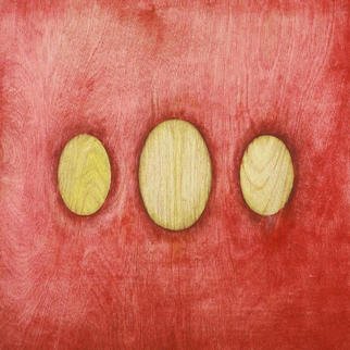 Lillian Abel; YellowTrinity, 2001, Original Painting Oil, 24 x 24 inches. Artwork description: 241 Oil on Birch, Untitled ( Yellow Trinity)...