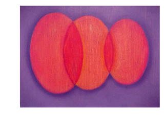 Lillian Abel; Untitled, 2002, Original Painting Oil, 12 x 9 inches. Artwork description: 241 Oil on Birch - Untitled ( Red and Purple) Photo: Willliam Nettles...