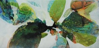 Elizabeth Barber Leventhal; Tree Blossoms, 2015, Original Painting Oil, 36 x 70 inches. Artwork description: 241                  36x70 mixed media on canvas                                           ...