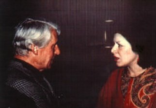Lois Di Cosola; DiCosola With DeKooning, 1963, Original Photography Color, 10 x 8 inches. Artwork description: 241  taken at Guild Hall Museum in 1963 ...