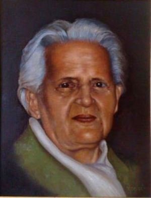 Luiz Henrique Azevedo, 'Grandmother Jandyra', 2009, original Painting Oil, 27 x 35  x 1 cm. Artwork description: 1758  Portrait of my grandmother Jandyra ...