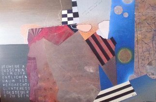 Reiner Makarowski; Und Raus Bist Du, 2016, Original Painting Oil, 60 x 40 cm. Artwork description: 241      painting, oil, abstract, geometric abstract, lyrical abstract, expressive abstract, contemporary, original artwork                      ...