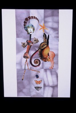  Malke, 'Astarte Ou La Naissance E...', 2006, original Collage, 21 x 32  cm. 
