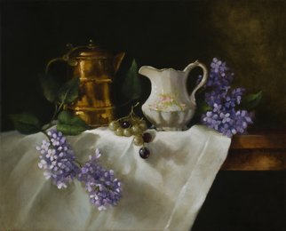 Barbara A Jones; Daily Grind, 2012, Original Painting Oil, 24 x 18 inches. 