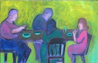 Marc Awodey; Burger Eaters, 2003, Original Painting Other, 32 x 28 inches. 