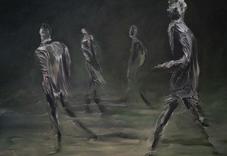 Marek Kasprzak; Crowd, 2015, Original Painting Acrylic, 98 x 68 cm. 