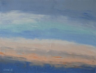 Marino Chanlatte, 'Summer Sunset', 2016, original Painting Oil, 24 x 18  x 1.5 inches. Artwork description: 3099  I saw this summer Texas sunset while I was driving home after my son soccer practice, at about 7: 45 PM, and it caught my eyes. I couldn't stop looking at it until I painted. Thank you for looking. Edges painted in black. / sunset, abstract, contemporary, ...