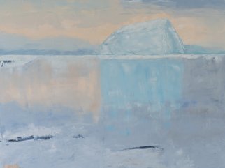 Marino Chanlatte, 'Iceberg Ocean 55', 2017, original Painting Oil, 40 x 30  x 1.5 inches. Artwork description: 1911 This is another abstract work inspired in the Ocean Series, painted using the same style and technique.  This Ocean series is a challenge and a joy for me, I choose which colors I am going to mix directly on the canvas, getting multiple layers of new tones ...