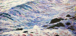Marty Kalb; Antigua Waves  5, 2011, Original Painting Acrylic, 48 x 24 inches. 