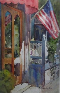 Maryann Burton; Victorias, 2010, Original Watercolor, 22 x 29 inches. Artwork description: 241  Depicts Victorias in Cape May, NJ.  Accepted for display at NJWCS 67th Annual Open Exhibition. ...