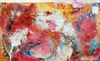 Marzia Fiume Garelli; Florida On My Mind, 2017, Original Painting Other, 100 x 60 cm. Artwork description: 241 abstractinformalclayvarnishspray...