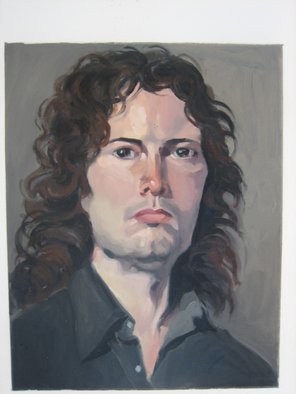 Marlies Najaka; Musician, 2010, Original Painting Oil, 14 x 18 inches. Artwork description: 241   oil portrait painting  ...