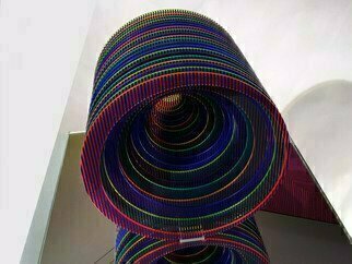 Youri Messen-Jaschin, 'Circle III', 2016, original Sculpture Mixed, 49 x 39  x 49.5 cm. Artwork description: 2103  Sculpture Op artGlass + PlexiglasPackaging, insurance, transport not include in the price.A(c) Youri Messen- Jaschin ...