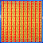 Youri Messen-Jaschin, 'Wall Street II', 1996, original Painting Oil, 165 x 164  x 10 cm. Artwork description: 2448 Oil painting in flaxOptical artKinetic art+ neon + Sticking old $i? 1/2 1996. by ProLitteris, Po. Box CH- 8033 i? 1/2 1996 by Youri Messen- Jaschin Switzerland ...