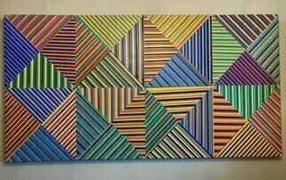 Youri Messen-Jaschin; Brute Force Search, 2022, Original Painting Oil, 200.1 x 100.6 cm. Artwork description: 241 linen canvas.Op art Optical art All my works have optical illusions, you have to see the original.  Transport, insurance and packaging are not included in the price, they are extra.  A(r) registred by Prolitteris ZA1/4rich A(c) 2022 Youri Messen- Jaschin  