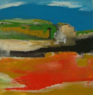 Michael Puya, 'Landschaft Mit Haus', 2012, original Painting Acrylic, 20 x 20  x 1 inches. 
