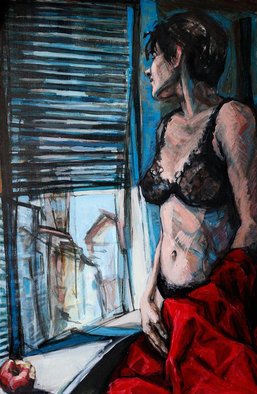 Mima Stajkovic; Should I, 2010, Original Painting Acrylic, 60 x 100 cm. 