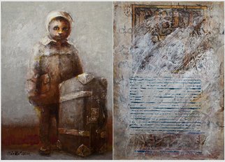 Mirek Antoniewicz; Im Here, 2011, Original Painting Oil, 50 x 80 cm. 