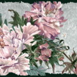 Mitzi Lai; Peony And Chickadee, 2008, Original Reproduction, 16.5 x 12 inches. Artwork description: 241  Giclee reproduction print of Original Chinese Watercolor on rice paper by Mitzi Lai.  Giclee on archival paper and ink.  Chickadees on Peony looking at lady bug and butterfly. Limited edition of 50.  There are larger size of giclee in limited edition. ...