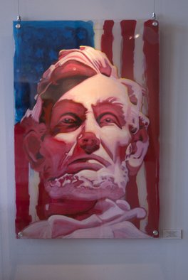 Michael Todd Longhofer; Ambassador Of Freedom, 2014, Original Painting Acrylic, 36 x 24 inches. Artwork description: 241  Lincoln, America, Patriotic ...