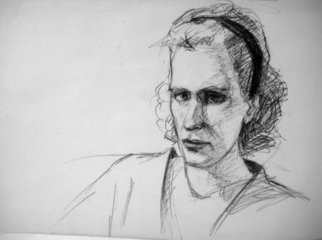Michelle Mendez; Jan, 2011, Original Drawing Charcoal, 24 x 18 inches. 