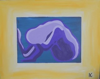 Nichole Gabriel; Self Isolation, 2020, Original Painting Acrylic, 11 x 14 inches. Artwork description: 241 self isolation had me create a way to express and show what effects it has on your mind. the colors I chose was exactly what I felt. ...