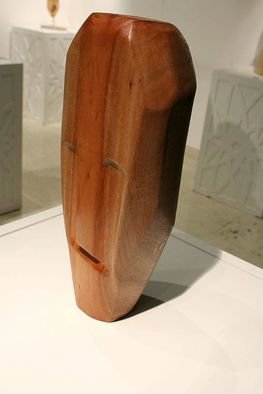 Nadine Amireh; Geometry, 2016, Original Sculpture Wood, 16 x 41 cm. Artwork description: 241 Eucalyptus Wood...