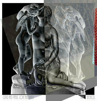Nancy Bechtol, 'Venus And Cupid Historica...', 2016, original Photography Other, 11 x 17  x 1 cm. Artwork description: 3099  Photopainting, experimentalnote, sizes vary, printed on archival paper in this listing but available on archival papers, metal, canvas.  please inquire. ...