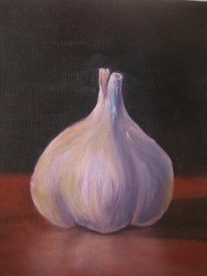 Sren Nordenstrm; Garlic, 2008, Original Painting Oil, 30 x 30 cm. 