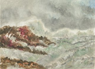 Amrita Banerjee; Wild Waves, 2015, Original Painting Oil, 16 x 10 inches. Artwork description: 241    oil ooil on canvas  ...