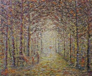 Chris Quinlan; Forest Walk, 2017, Original Painting Oil, 24 x 20 inches. Artwork description: 241 A forest landscape impressionism painting by Chris Quinlan Art, Irish artist.  Original oil painting on canvas. ...