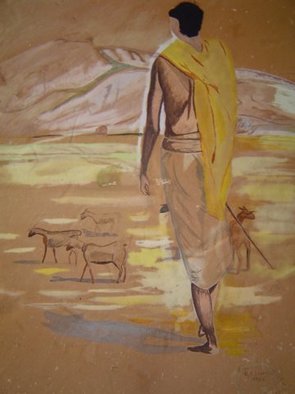Rashmi Varma; Dawn, 2011, Original Painting Oil, 12 x 10 inches. Artwork description: 241     going home- what a pleasure ...
