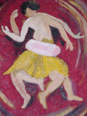Rashmi Varma; Rythems, 2011, Original Painting Oil, 12 x 10 inches. Artwork description: 241       Dance- dance- dance ...