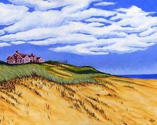 Renee Rutana; A Little Bit Of Paradise, 2006, Original Painting Acrylic, 20 x 16 inches. Artwork description: 241  This is a painting of a house atop a hill in Wellfleet at the Cape ( Cod) . Gallery wrapped canvas with painting extending to the sides. ...