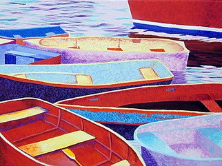 Renee Rutana; Rockport Boats II, 2004, Original Painting Acrylic, 24 x 18 inches. Artwork description: 241 Rowboat Art: While visiting Rockport, Massachusetts, I saw these rowboats clustered together. I loved the composition and decided to paint it in an Impressionistic manner.COMING SOON! GICLEES! Keep posted. ...