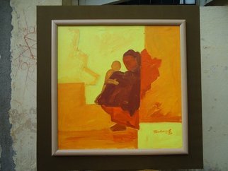 Richard Anbudurai; Care 2, 2012, Original Painting Acrylic, 22 x 22 inches. Artwork description: 241     ' All things bright and beautiful, all creatures great and small'.    ...