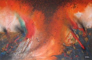Ridha Ridha; Hurricane, 2017, Original Painting Acrylic, 75 x 115 cm. Artwork description: 241 Hurricane Manual drawing Acrylic on canvas...